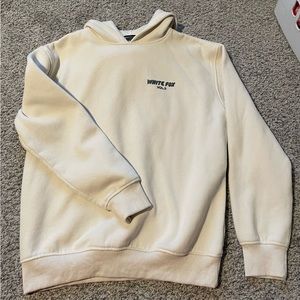 WHITE FOX Cream/Gray Hoodie